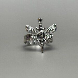 Y2k vintage silver fly